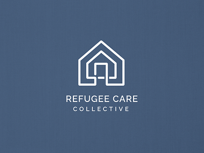 Refugee Care Collective Branding brand branding calming home house non profit warm welcoming