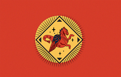 Horse Illustration branding graphic design
