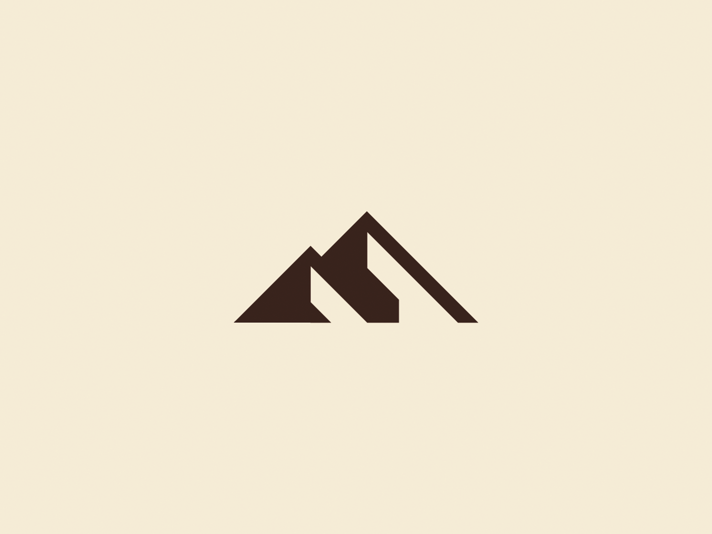 Mountain logo design creative