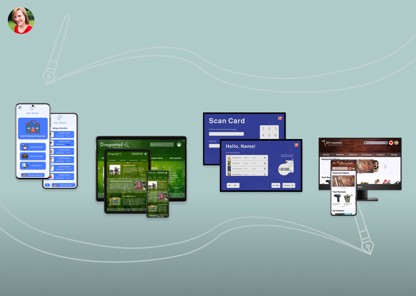 Designing My Online Portfolio app branding business design freelancer mobile mobileapp opentowork responsive website small business ui uidesign ux ux ui uxdesign web design website