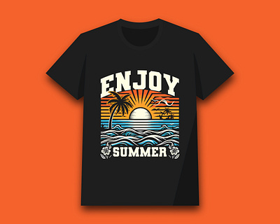 Creative T-shirt Design beach t shirt beach t shirt design beach t shirt designd retro design summer summer t shirt design t shirts tshirt typography typography t shirt ui