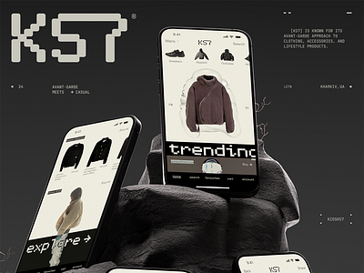 Kiosk57 — Mobile Store UI clothing store ecommerce ecommerce design fashion store fsashion design mobile app mobile ui online store product page store design ui