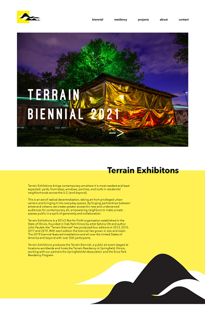 Logo Rebrand for Terrain Exhibitions branding graphic design logo