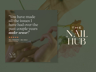 The Nail Hub Gel Nail Course Testimonials advertising animation b2b b2c branding campaign ecommerce manicure nail gel nail polish ppc marketing social ad testimonials the nail hub