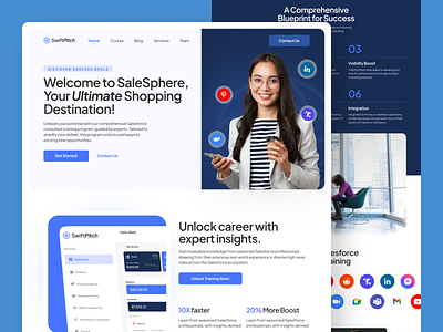 SwiftPitch Homepage Re-design adobe xd app design branding dashboard design figma footer header homepage illustrator landing page mobile app photoshop ui user experience user interface ux web design web page