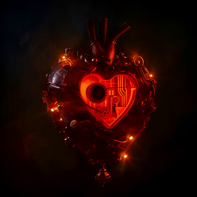 Generative AI - Steampunk Heart