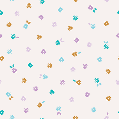 Mini Wildflower Pattern floral illustration pattern design surface design vector