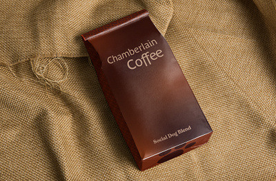 Chamberlain Coffee Package Design branding chamberlain coffee design graphic design package packaging typography