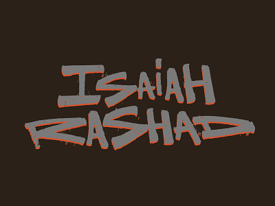 Isaiah Rashad art cover graffiti hip hop isaiah rashad lettering street type typography