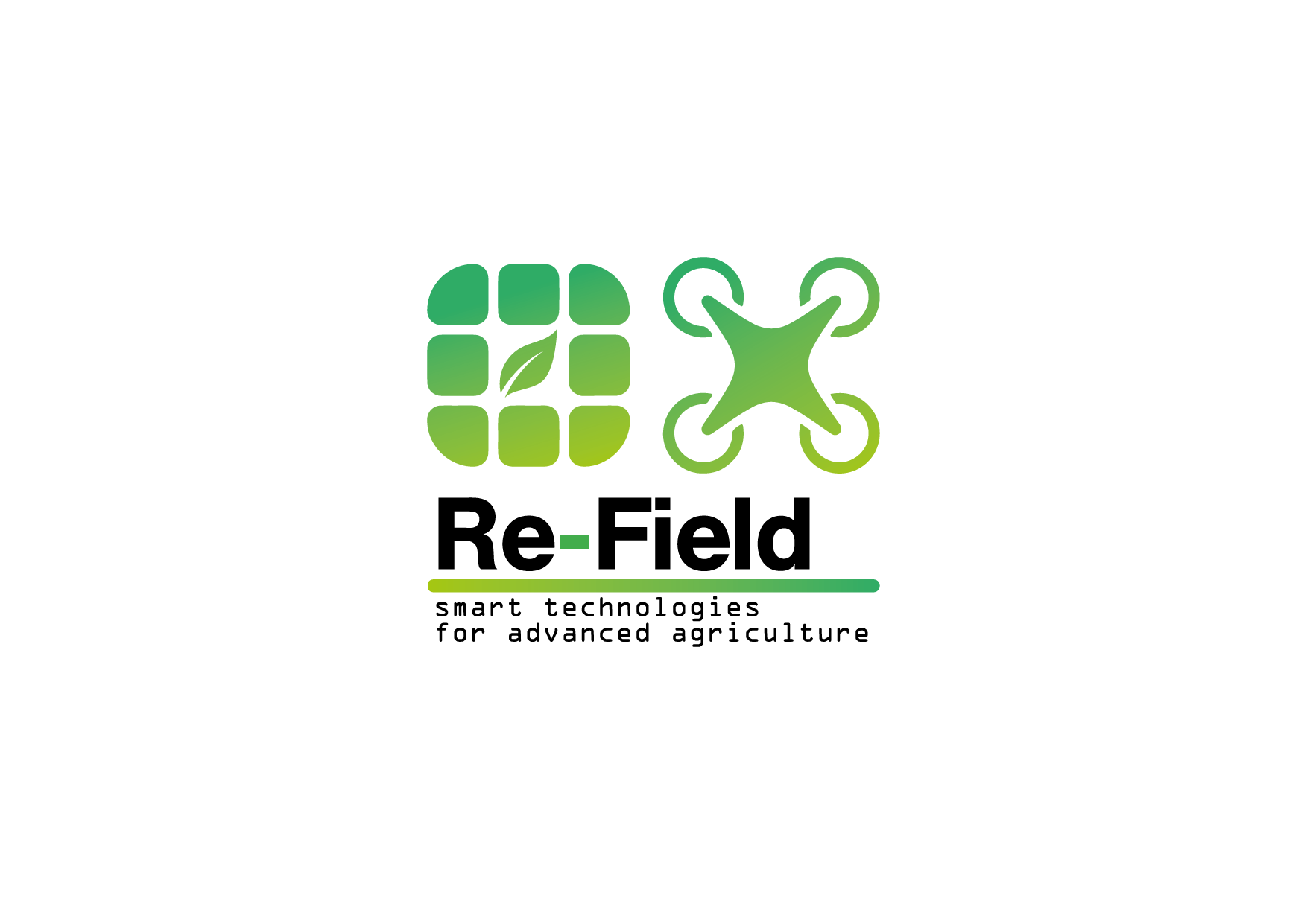 Re-Field - Smart Technlogy for advanced AG branding graphic design logo