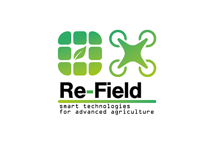 Re-Field - Smart Technlogy for advanced AG branding graphic design logo