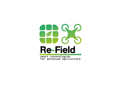Re-Field - Smart Technlogy for advanced AG branding graphic design logo