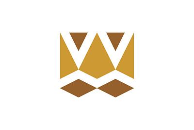 W Queen Logo branding crown design initial w king logo monogram queen simple typography w logo wm logo