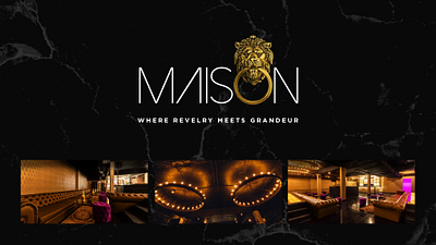 MAISON | Nightclub Branding branding digital design graphic design logo nightclub branding