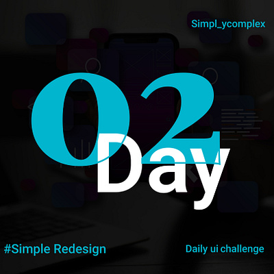 Challenge day2 7 days challenge challenge design ui user experience app visual design