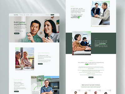 Testmate agency australia branding corporate green lime green logo mates testing ui user testing web design website