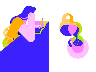 personal work(2024) chair chill coffee colorful flat illustration relax