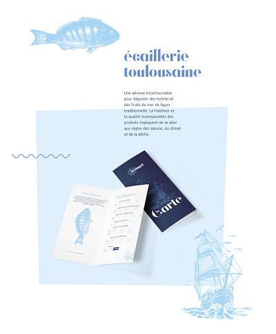 Chez Jeannot - Brand Identity [FR] branding digital drawing france french graphic design logo menu photography print restaurant seafood social media visual design