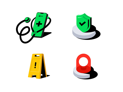 Naver Pay Vaccine Service Icon Set animation graphic design illustration motion motion graphics ui vector