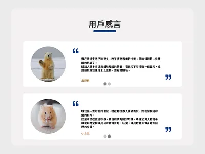 DailyUI 39 Testimonials ui