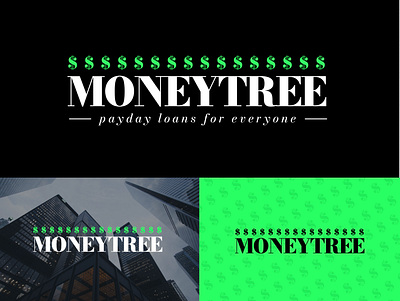 Moneytree Logo Branding Concept bank banking creative design inspiration loan logo logo design money payday serif service typography