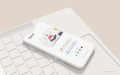 Fremo - Login Page Design app authentication branding design freelance graphic design login login page minimal mobile register sign in sign up signin signup ui ux