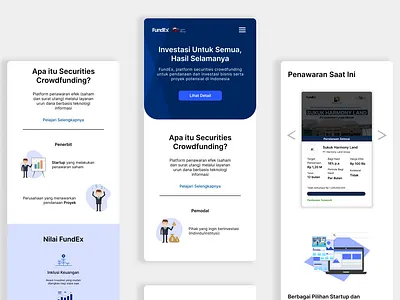 Redesign FundEx.id Landing Page - UI Website branding design graphic design illustration landingpage logo mockup typography ui uilandingpage uiux uiwebsite ux vector website