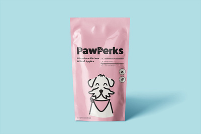 Pawperks packaging design branding graphic design logo