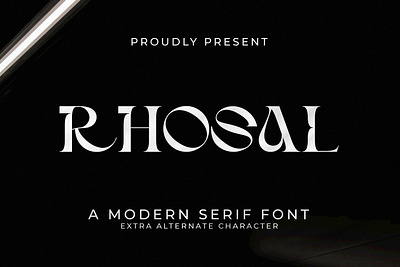 RHOSAL - A Modern Serif Font style