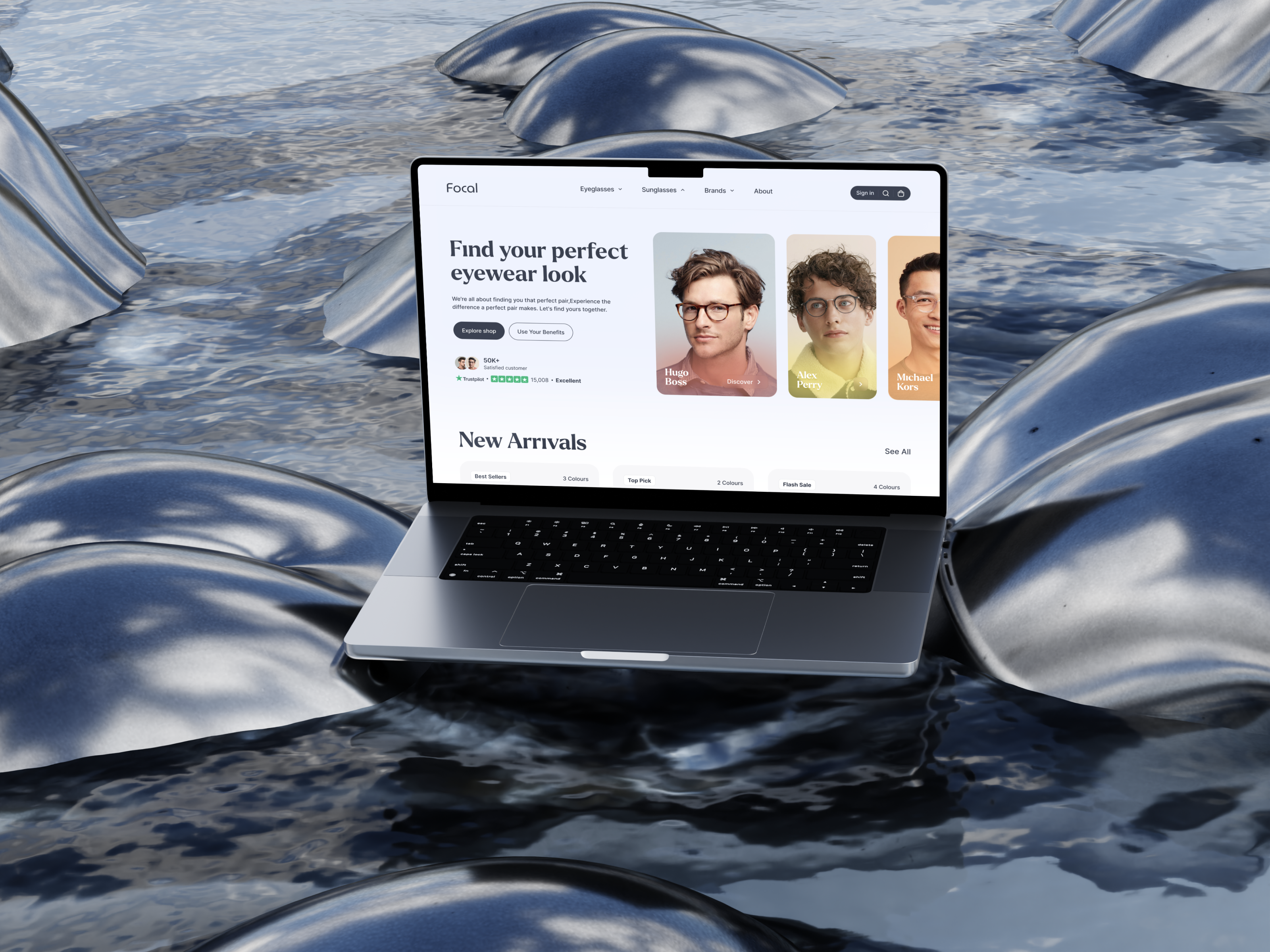 Eyewear Website Design branding colorful design dribbble best shot e commerce ecommerce eye wear eyewear glasses landing page online shopping project shop sunglass sunglasses ui web web design webdesign website