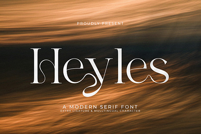 Heyles - A Modern Serif Font style