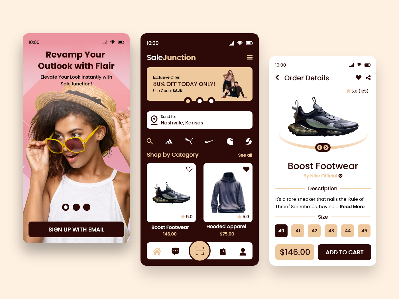 eCommerce Shopping App Design by WebDesk Solution on Dribbble