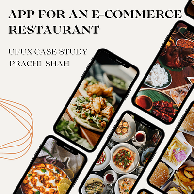 Mobile app I e-commerce restaurant I UI/UX case study adobe xd app canva case study figma food restaurant ui user interafce user research ux
