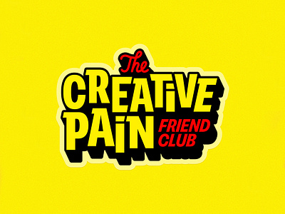 The Creative Pain Friend Club branding graphic design icons illustration illustrator the creative pain vector