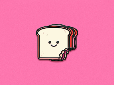 Bologna sandwich pin bologna enamel pin icons illustration illustrator sandwich the creative pain vector