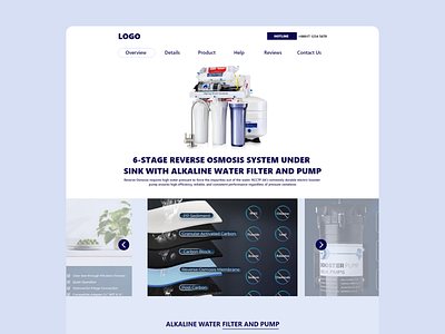 One Page eCommerce Landing Page Design ecommerce landing page one page one product ui design web design