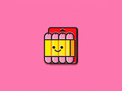 Lil Hotdog enamel pins enamel pin hot dog icons illustration illustrator the creative pain vector