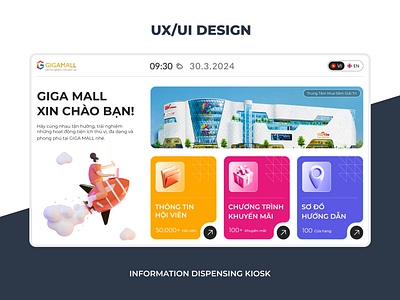 Information dispensing Kiosk branding design designthinking figma kiosk productdesign shoppingmall ui userexperience userinterface ux