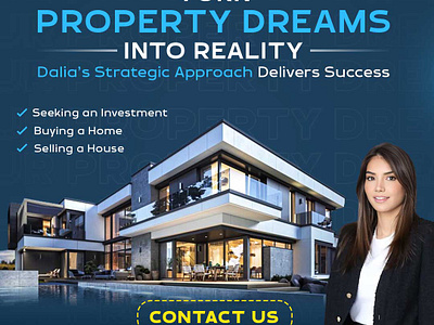 Dalia Zini Real Estate Creative Ads Design V1 ad creative creative design design graphic design marketing real social media design