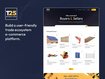 Trade ecosystem e-commerce platform. ecommerce ecosystem trade ui uiux websitedesign