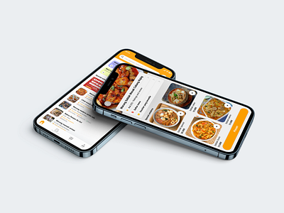 Mobile App - KaQ5🍜🍲 delivery e commerce food graphic design ui