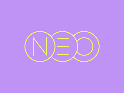"NEO" Logo Design branding brandmark circle clean graphic design logo logo design minimal pharma typography wordmark