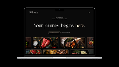 Grillmark Steakhouse by Dorobanti Media food restaurant steakhouse user interface web design website