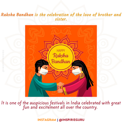 Raksha Bandhan Social Media Posts branding graphic design instagram posts social media design ui