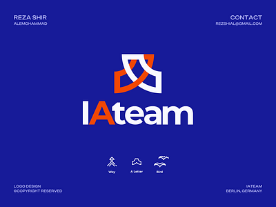 IA Team Logo Design Project branding design graphic design identity logo visual visualidentity