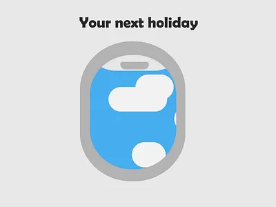 Travel App Morph 2d after effects animation app blue branding design holiday mobile morph motion graphics plane purple sky travel