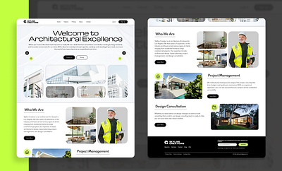 Skyline Architecture Web Design adobe xd architectur web figma landing page ui uiux web design