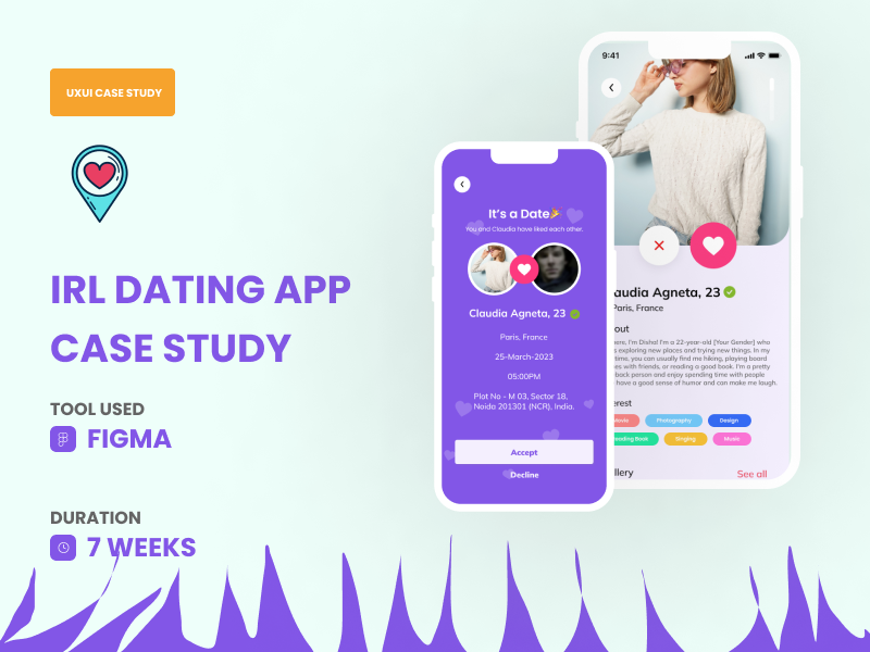 Dating App app design logo ui uidesign uidesing ux uxdesign website