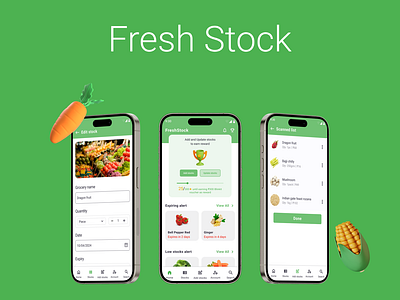 Grocery tracking app app grocery app grocery tracking app mobile design tracking app ui ux