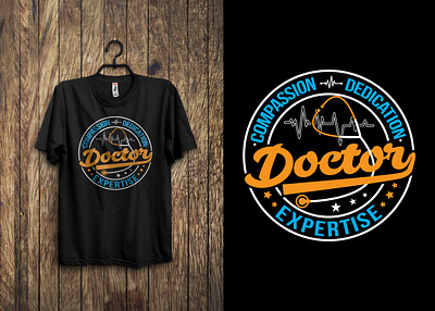 Doctor T-Shirt Design branding design graphic design illustration typography vector